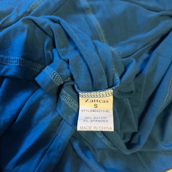 Zattcas blue long sleeve lace Maxi dress- Size S - Picture 5 of 5